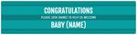 Congratulations Baby - Blue