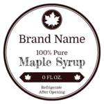 Black & White Maple (Circle)