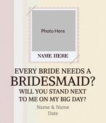 Scrapbook Bridesmaid