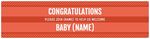 Congratulations Baby - Orange