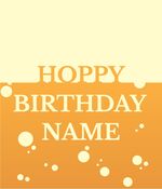 Hoppy Birthday Beer