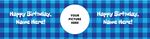 Blue Checker Birthday