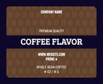Coffee Bean Pattern - Pouch
