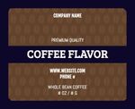 Coffee Bean Pattern - Pouch