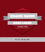 Lager Beer Label