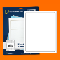 7 3/4X10 1/4 Gold Foil Labels - SL513 -GF