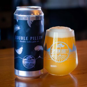 metallic beer label 