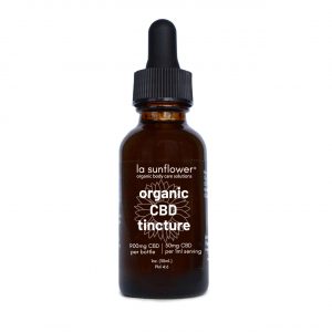 Transparent CBD label 