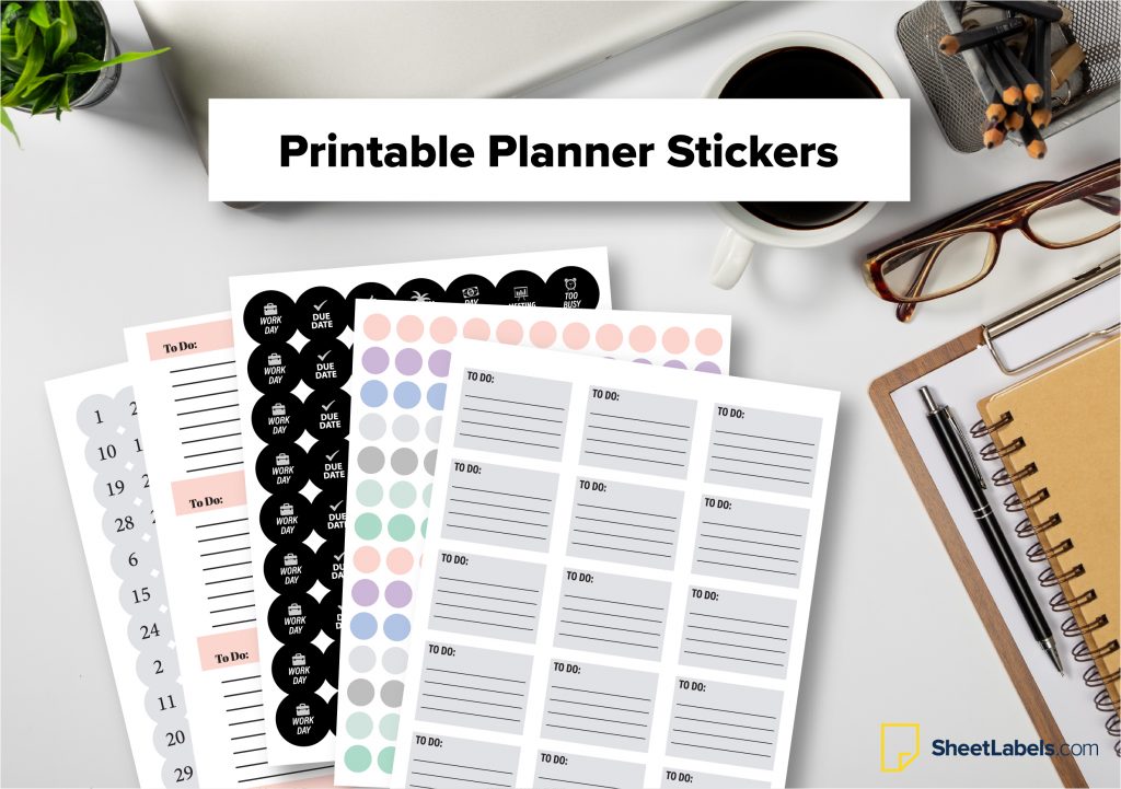 Get Organized With Printable Planner Stickers