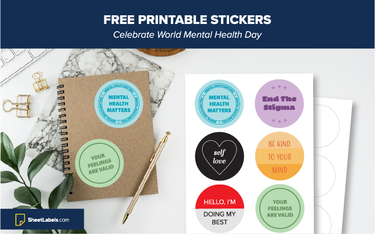 World Mental Health Day: Free Downloadable Stickers