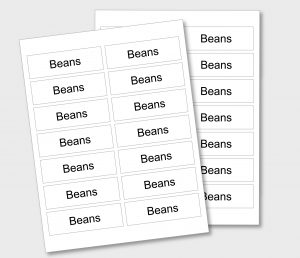 sheet labels 