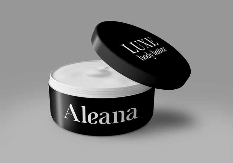 cream beauty product mockup