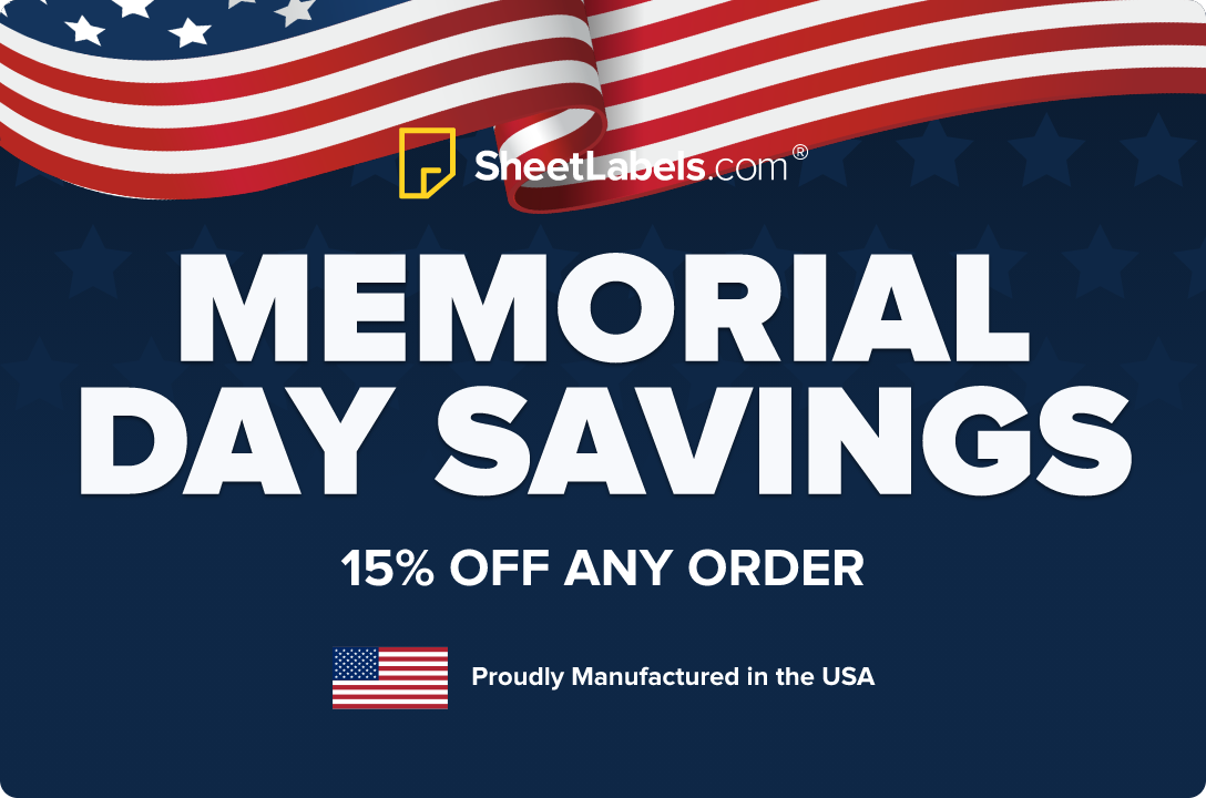 MEMORIAL DAY SAVINGS: 15% OFF ANY ORDER MEMORIAL DAY SAVINGS: 15% OFF ANY ORDER