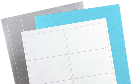 blank sheet labels