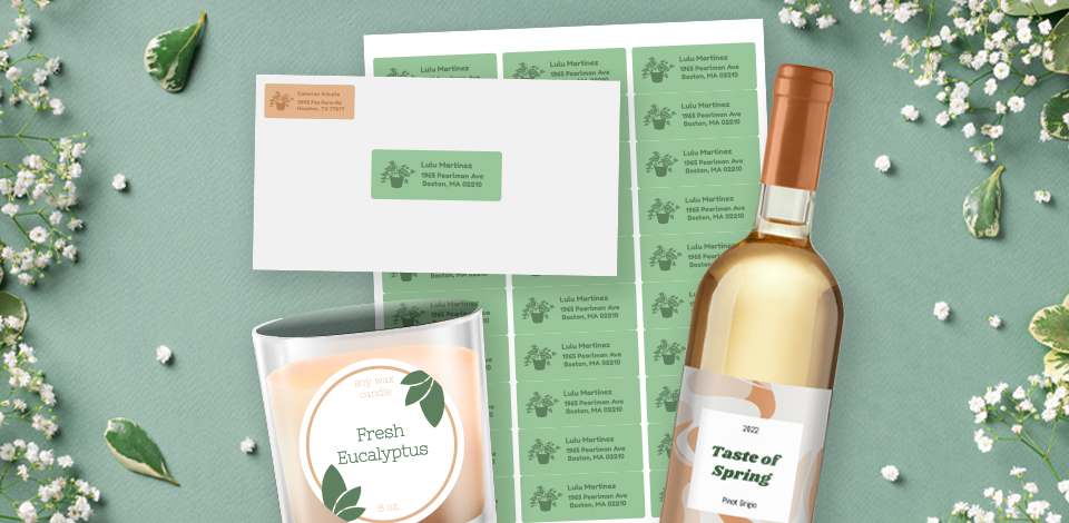 Refresh Your Product Labels With All New Spring Templates 
