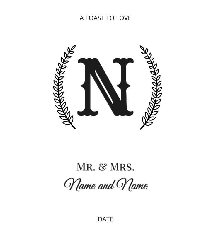 Monogram Wedding