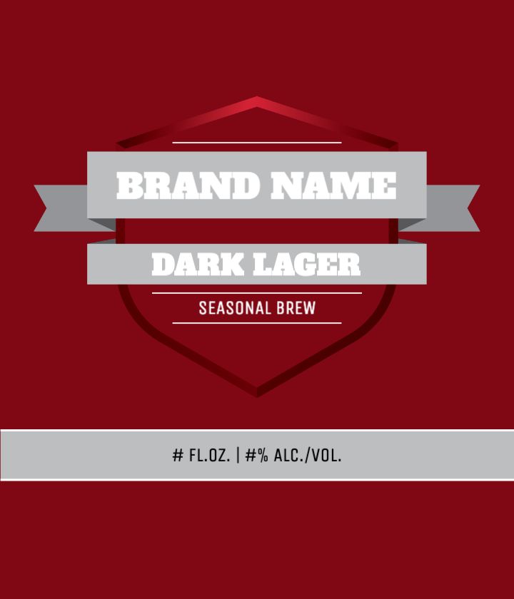 Lager Beer Label