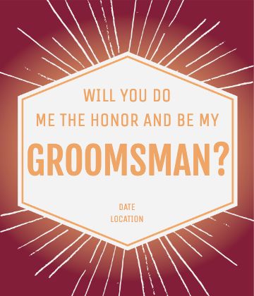 Groomsman Honor