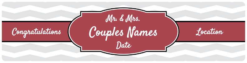 Wedding Banner - Red