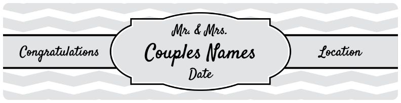 Wedding Banner - Grey