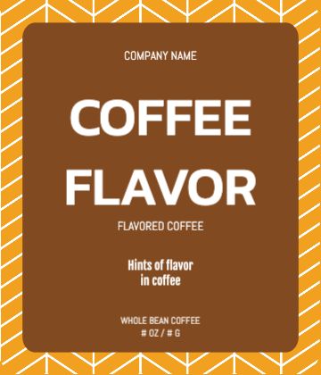 Coffee Label Templates Design Free Online Sheetlabels Com