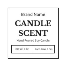 candle label creator