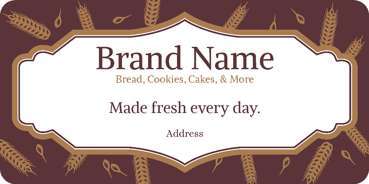 Bakery Label Design Templates - Design Free Online | SheetLabels.com®