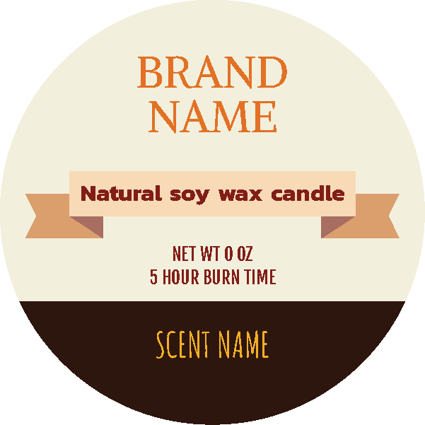 Editable Candle Labels, Candle Label Template, Printable Stickers for  Candle Making, Instant Download, Wax Candle, Soy Candle