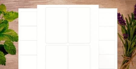 Blank Essential Oil Labels