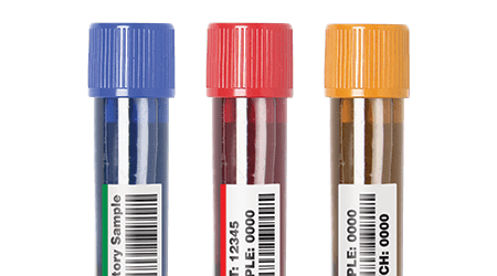 blank test tube labels