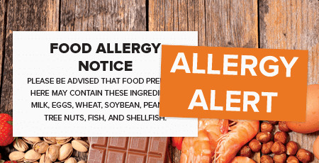 Printed Allergy Labels