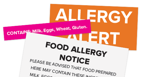 Allergy Warning Labels