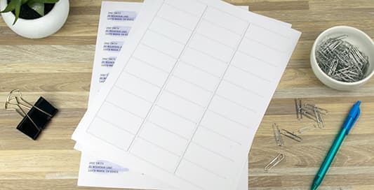 Blank Address Labels