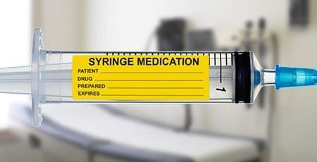 Printed Syringe Labels