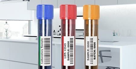 Printed Test Tube Labels