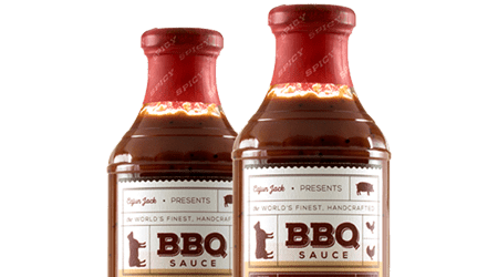 blank bbq sauce labels