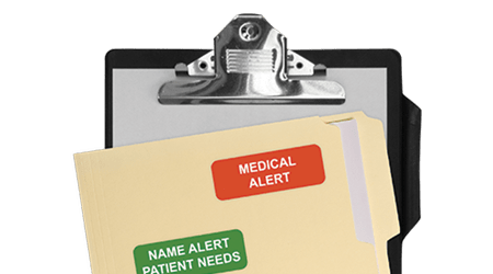 Medical Alert Stickers For Charts