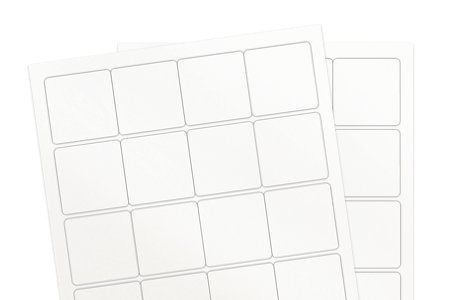 Custom Nutrition Rectangle Labels - Glossy White - 8 Qty - Avery