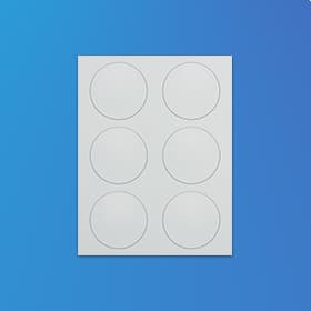 silhouette sticker labels all sizes