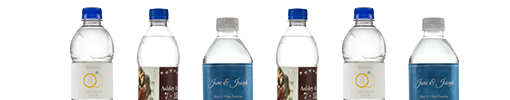 wedding water bottle labels