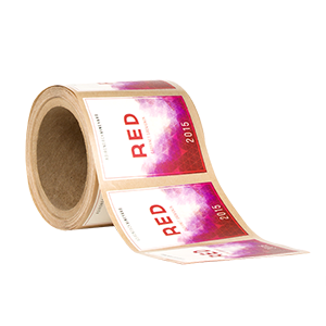 custom printed roll labels