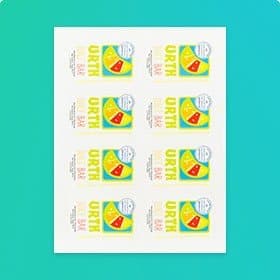 Printed Sheet Labels