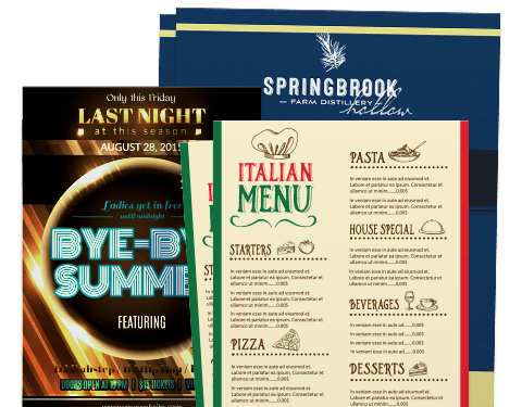 business promotional flyers