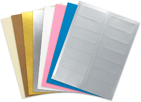 blank label sheet materials