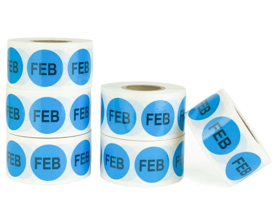 Monthly Inventory Labels