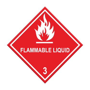 Flammable Liquid Label