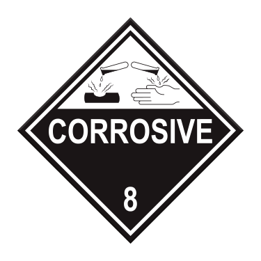 Corrosive Label