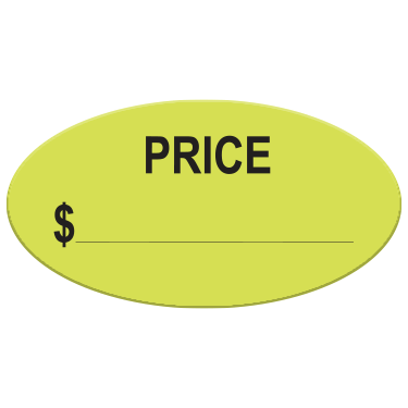 Blank Price Label
