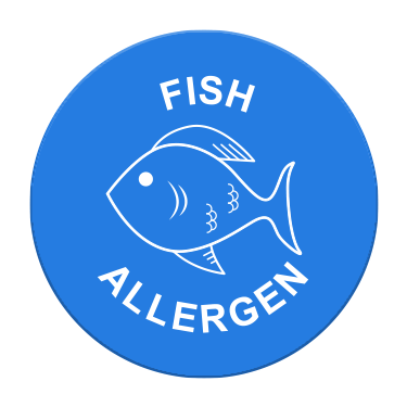 Fish Allergen Label