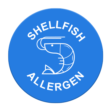 Shellfish Allergen Label